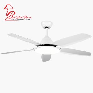 Quạt Trần Đèn Simple 5 Cánh màu Vân Gỗ/Trắng/Đen Bán Buôn Đèn