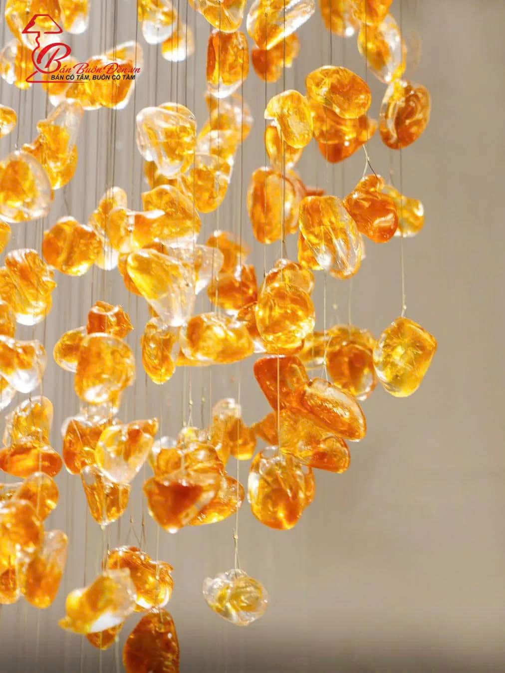 Đèn Chùm Thông Tầng 9088 Pha Lê Crystal D800*H3000