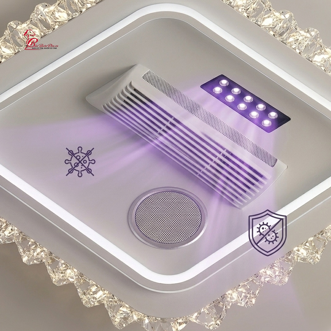 den-quat-op-tran-vuong-fs-995 (3) Đèn Quạt Ốp Trần Vuông FS-995